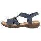 Sandały Rieker Niebieskie 60800-14 Blue - małe zdjęcie