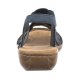 Sandały Rieker Niebieskie 60800-14 Blue - małe zdjęcie