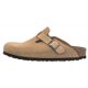 Klapki Birkenstock Boston BS Emboss Dots New Beige 1027014 - małe zdjęcie