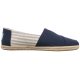Espadryle Toms Alpargata Rope Navy Recycled Cotton University Stripes 10019897 - małe zdjęcie