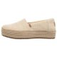 Espadryle Toms Valencia Natural Undyedd Metallic Linen Stripe 10020710 - małe zdjęcie