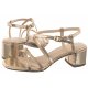 Sandały Tamaris Złote 1-28204-42 968 Lt Gold Struct - małe zdjęcie