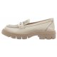 Mokasyny Venezia Beżowe Lakierowane  28384 Pat Beige - małe zdjęcie