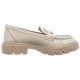 Mokasyny Venezia Beżowe Lakierowane  28384 Pat Beige - małe zdjęcie