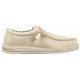 Półbuty Hey Dude Wally Stretch Canvas Stone White 40700-1KA - małe zdjęcie
