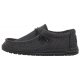 Półbuty Hey Dude Wally Sox Micro Total Black 40019-0XJ - małe zdjęcie