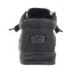 Półbuty Hey Dude Wally Sox Micro Total Black 40019-0XJ - małe zdjęcie