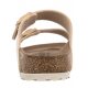 Klapki Birkenstock Arizona Rivet Logo Vegan Canvas Eggshell 1022679 - małe zdjęcie