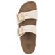 Klapki Birkenstock Arizona Rivet Logo Vegan Canvas Eggshell 1022679 - małe zdjęcie