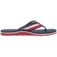 Japonki Tommy Hilfiger Corporate Beach Sandal Red White Blue FW0FW07986 0G0 - małe zdjęcie