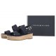 Sandały Tommy Hilfiger Mid Wedge Sandal Space Blue FW0FW07885 DW6 - małe zdjęcie