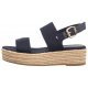Sandały Tommy Hilfiger Mid Wedge Sandal Space Blue FW0FW07885 DW6 - małe zdjęcie
