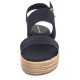 Sandały Tommy Hilfiger Mid Wedge Sandal Space Blue FW0FW07885 DW6 - małe zdjęcie
