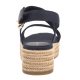 Sandały Tommy Hilfiger Mid Wedge Sandal Space Blue FW0FW07885 DW6 - małe zdjęcie