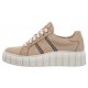 Sneakersy Nessi Beżowe 23161 - małe zdjęcie