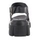Sandały Ryłko Czarne 1IF86_W1 _FB7 - małe zdjęcie