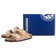 Klapki Birkenstock Arizona Big Buckle High-Shine New Beige 1026553 - małe zdjęcie