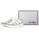 Sneakersy Filippo Białe/Szare DP4579/24 WH GR - małe zdjęcie