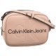 Torebka Listonoszka Calvin Klein Sculpted Camera Bag18 Mono Pale Conch K60K610275 TFT - małe zdjęcie