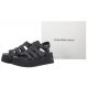 Sandały Calvin Klein Platform Buckle Rubber Mg Mtl Triple Black YW0YW01513 0GT - małe zdjęcie
