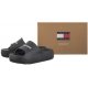 Klapki Tommy Hilfiger TJW Chunky Flatform Slide Black EN0EN02586 BDS - małe zdjęcie