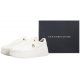 Sneakersy Tommy Hilfiger TH Platform Sneaker Lthr FW0FW08209 YBL Ecru - małe zdjęcie