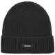 Czapka Calvin Klein Classic Cotton Rib Beanie Ck Black K50K512362 BEH - małe zdjęcie