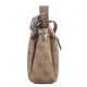 Torebka Listonoszka Guess Noelle Tri Compartment Xbody HWBG78 79120 Latte Logo/Brown - małe zdjęcie