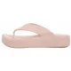 Japonki Crocs Getaway Platform Flip Quartz 209410-6UR - małe zdjęcie