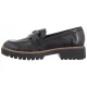 Mokasyny Tamaris Czarne 1-24722-43 003 Black Leather - małe zdjęcie