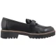 Mokasyny Tamaris Czarne 1-24722-43 003 Black Leather - małe zdjęcie