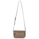 Torebka Listonoszka Guess Noelle Dbl Pouch Crossbody HWZG78 79710 Latte Logo/Brown - małe zdjęcie