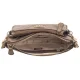 Torebka Listonoszka Guess Noelle Dbl Pouch Crossbody HWZG78 79710 Latte Logo/Brown - małe zdjęcie