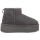 Buty EMU Australia Stinger Micro Flatform Charcoal W13082 - małe zdjęcie