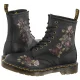 Glany Dr. Martens 1460 Decayed Roses Classic Tumbled Nappa Black 32070001 - małe zdjęcie