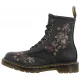 Glany Dr. Martens 1460 Decayed Roses Classic Tumbled Nappa Black 32070001 - małe zdjęcie