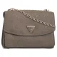 Torebka Guess Cresidia Cnvrtble Xbody Flap HWPG93 49210 Dark Taupe - małe zdjęcie
