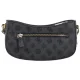 Torebka Guess Evelune Top Zip Shoulder Bag HWPG93 53180 Charcoal Logo - małe zdjęcie
