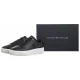 Sneakersy Tommy Hilfiger TH Platform Court Sneaker Black FW0FW08614 BDS - małe zdjęcie