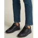 Sneakersy Tommy Hilfiger Icon Court Lth Flag Ess Black FM0FM05317 BDS - małe zdjęcie
