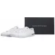 Tenisówki Tommy Hilfiger Core Corporate Vulc Leather White FM0FM05399 YBS - małe zdjęcie