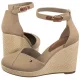 Sandały Tommy Hilfiger Flag High Wedge Espad Closed Toe Horeradish FW0FW08494 ACC - małe zdjęcie