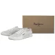 Tenisówki Pepe Jeans Brady Party W Silver PLS31439 934 - małe zdjęcie