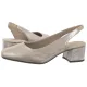 Czółenka Caprice Srebrne 9-29500-42 341 Taupe Metallic