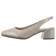 Czółenka Caprice Srebrne 9-29500-42 341 Taupe Metallic - małe zdjęcie