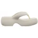 Japonki Melissa Free Fuzzy Platform AD 35875/BB480 Beige - małe zdjęcie