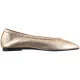 Baleriny Tommy Hilfiger Soft Metal Lthr Ballerina No Bow Gold FW0FW08601 0HS - małe zdjęcie