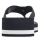 Japonki Tommy Hilfiger Im TH Chainprint Midwedge Sandal Space Blue FW0FW08527 DW6 - małe zdjęcie
