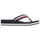 Japonki Tommy Hilfiger TH Corp Mid Wedge Beach Sandal Space Blue FW0FW08517 DW6 - małe zdjęcie