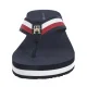 Japonki Tommy Hilfiger TH Corp Mid Wedge Beach Sandal Space Blue FW0FW08517 DW6 - małe zdjęcie
